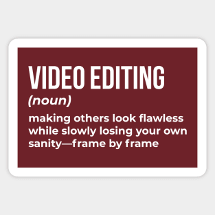 Video Editing - Funny Definition #3 Sticker